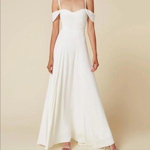 NWT reformation poppy dress in ivory